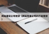 網(wǎng)站建設(shè)公司現(xiàn)狀（網(wǎng)站搭建公司的行業(yè)現(xiàn)狀）