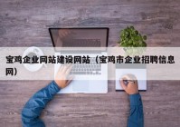 寶雞企業(yè)網(wǎng)站建設(shè)網(wǎng)站（寶雞市企業(yè)招聘信息網(wǎng)）